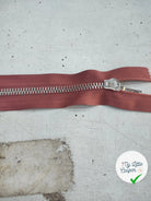 FERMETURE RIRI MÉTAL SÉPARABLE 60CM TERRE DE SIENNE M6 - My Little Coupon