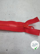 FERMETURE RIRI PLASTIQUE SÉPARABLE 80CM ROUTGE - My Little Coupon