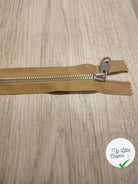 FERMETURE RIRI METAL SÉPARABLE 60CM MARRON CLAIR - My Little Coupon