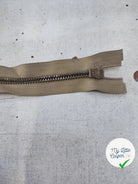 FERMETURE RIRI METAL SÉPARABLE 70CM MARRON CLAIR M6 - My Little Coupon