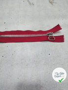 FERMETURE RIRI METAL SÉPARABLE 70CM ROUGE CERISE M6 - My Little Coupon