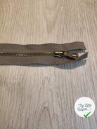 FERMETURE RIRI METAL NON SÉPARABLE DOUBLE CHEMINS 85CM BLEU FONCÉ - My Little Coupon