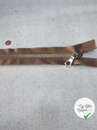 FERMETURE RIRI METAL SÉPARABLE 80CM MARRON CAFÉ M8 - My Little Coupon