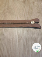 (Copie) FERMETURE RIRI METAL SÉPARABLE RÉVERSIBLE 90CM MARRON - My Little Coupon
