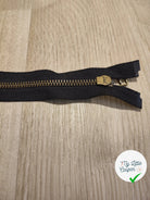 FERMETURE RIRI METAL SÉPARABLE 80CM NOIR - My Little Coupon
