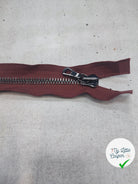 FERMETURE RIRI MÉTAL SÉPARABLE 60CM MARRON FONCÉ - My Little Coupon