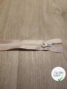 FERMETURE RIRI METAL SEPARABLE 85CM ROSE POUDRÉ - My Little Coupon