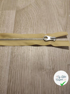 FERMETURE RIRI METAL SÉPARABLE 80CM JAUNE CLAIR - My Little Coupon