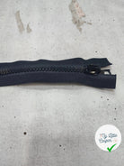 FERMETURE RIRI PLASTIQUE NON SÉPARABLE RÉVERSIBLE 50CM NOIR - My Little Coupon