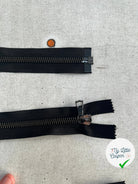FERMETURE RIRI SÉPARABLE NOIR MÉTAL 60 CM - My Little Coupon