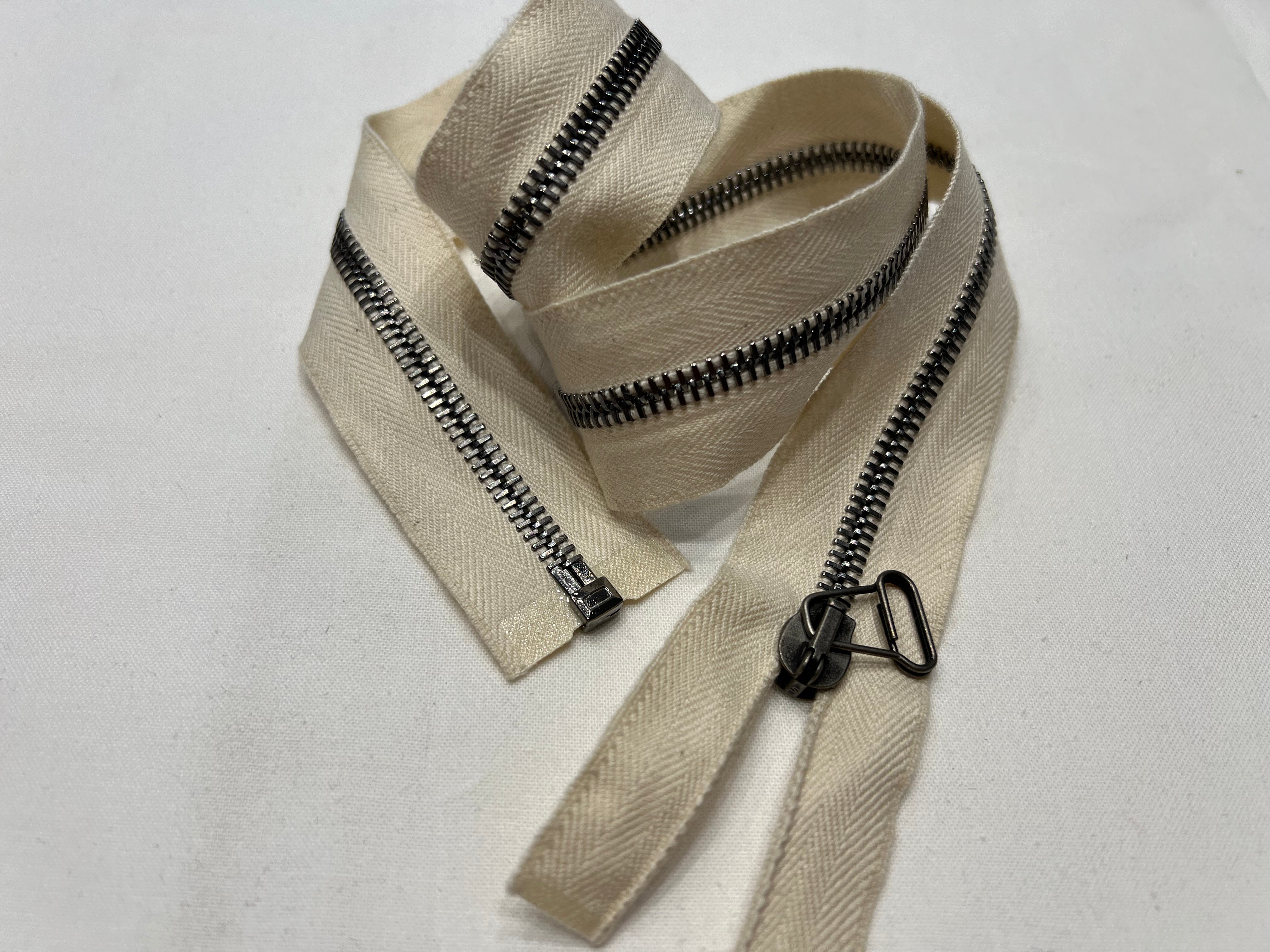 FERMETURE SÉPARABLE BLANC CASSÉ 70 CM - My Little Coupon