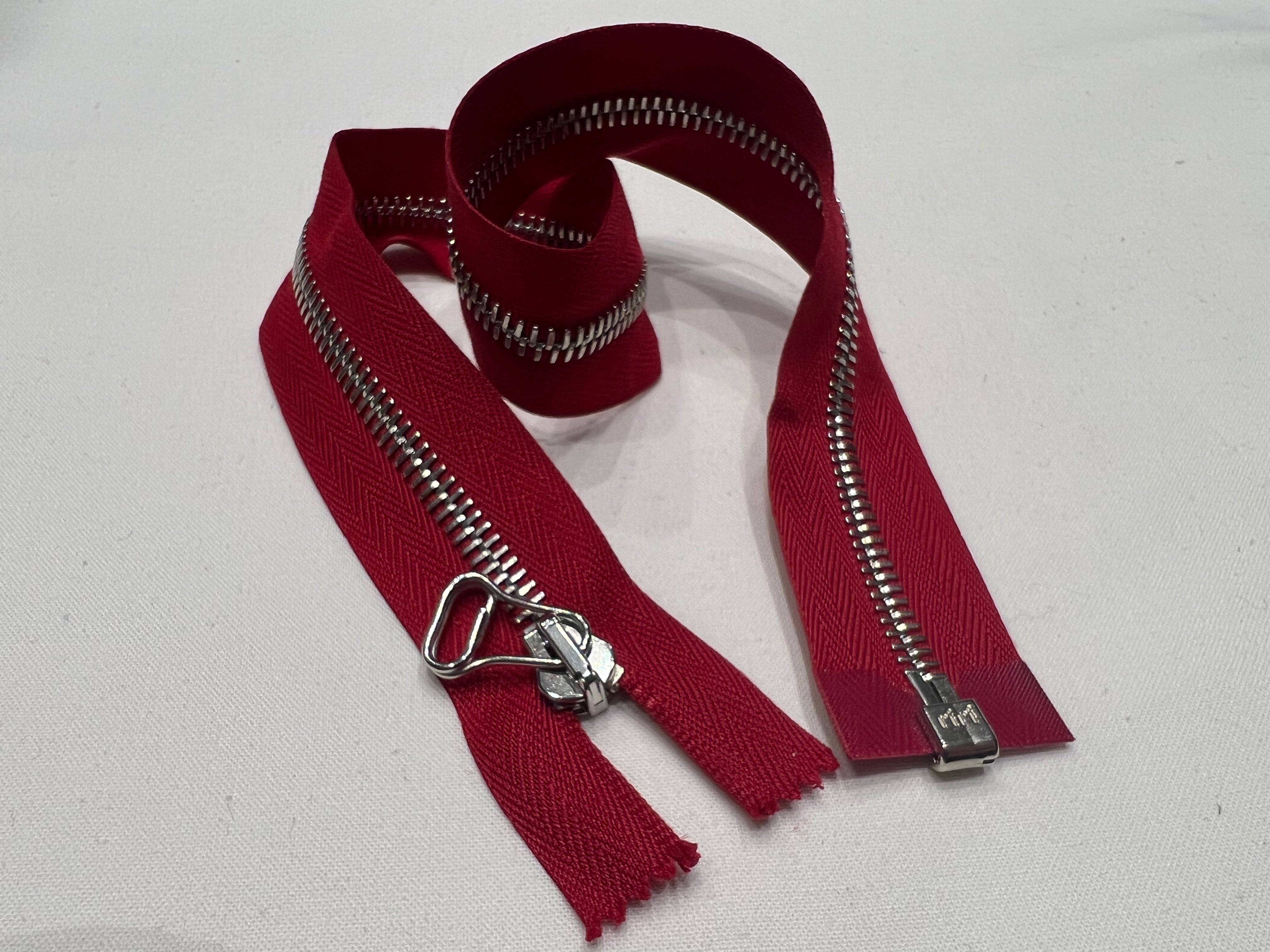 FERMETURE SÉPARABLE ROUGE 45CM - My Little Coupon