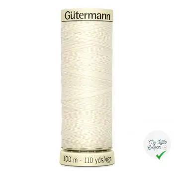 FIL À COUDRE 100 M GÜTERMANN 001 - My Little Coupon
