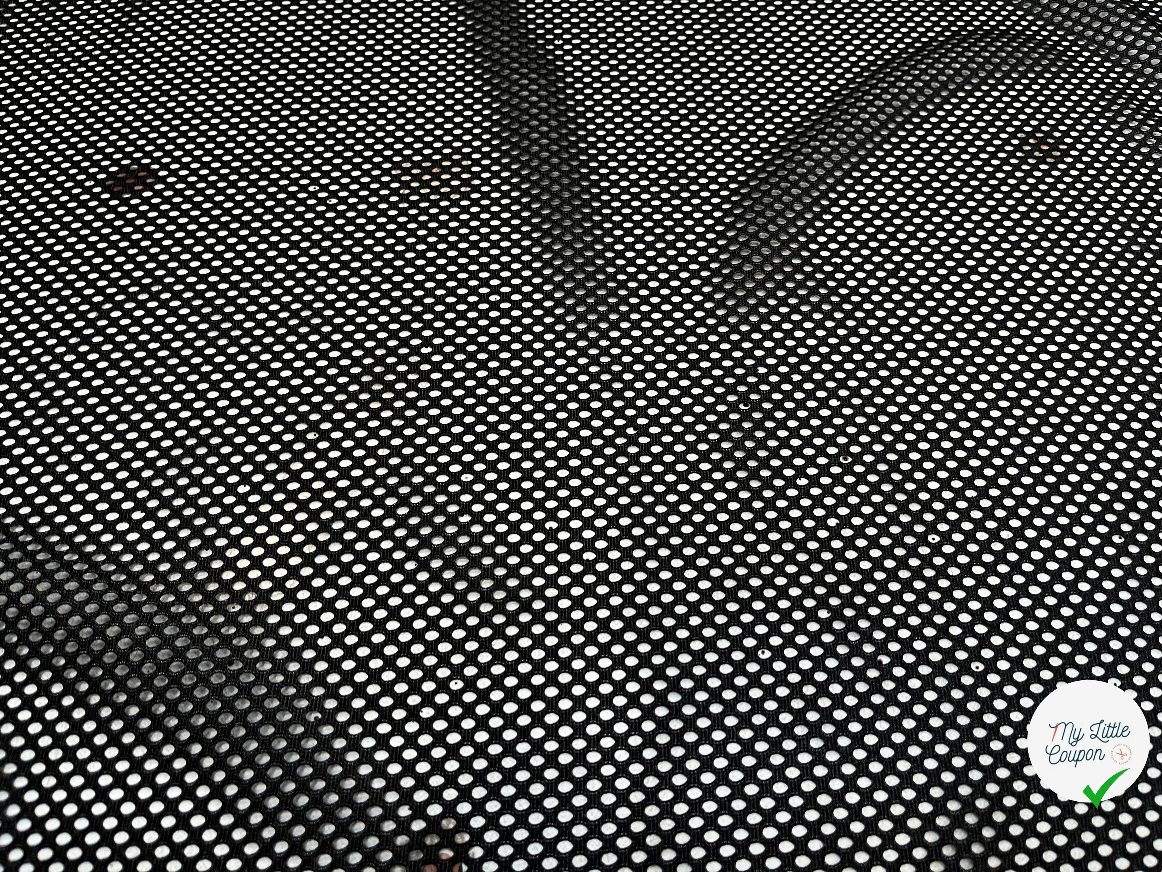 FILLET MESH UNI NOIR 150CM - My Little Coupon