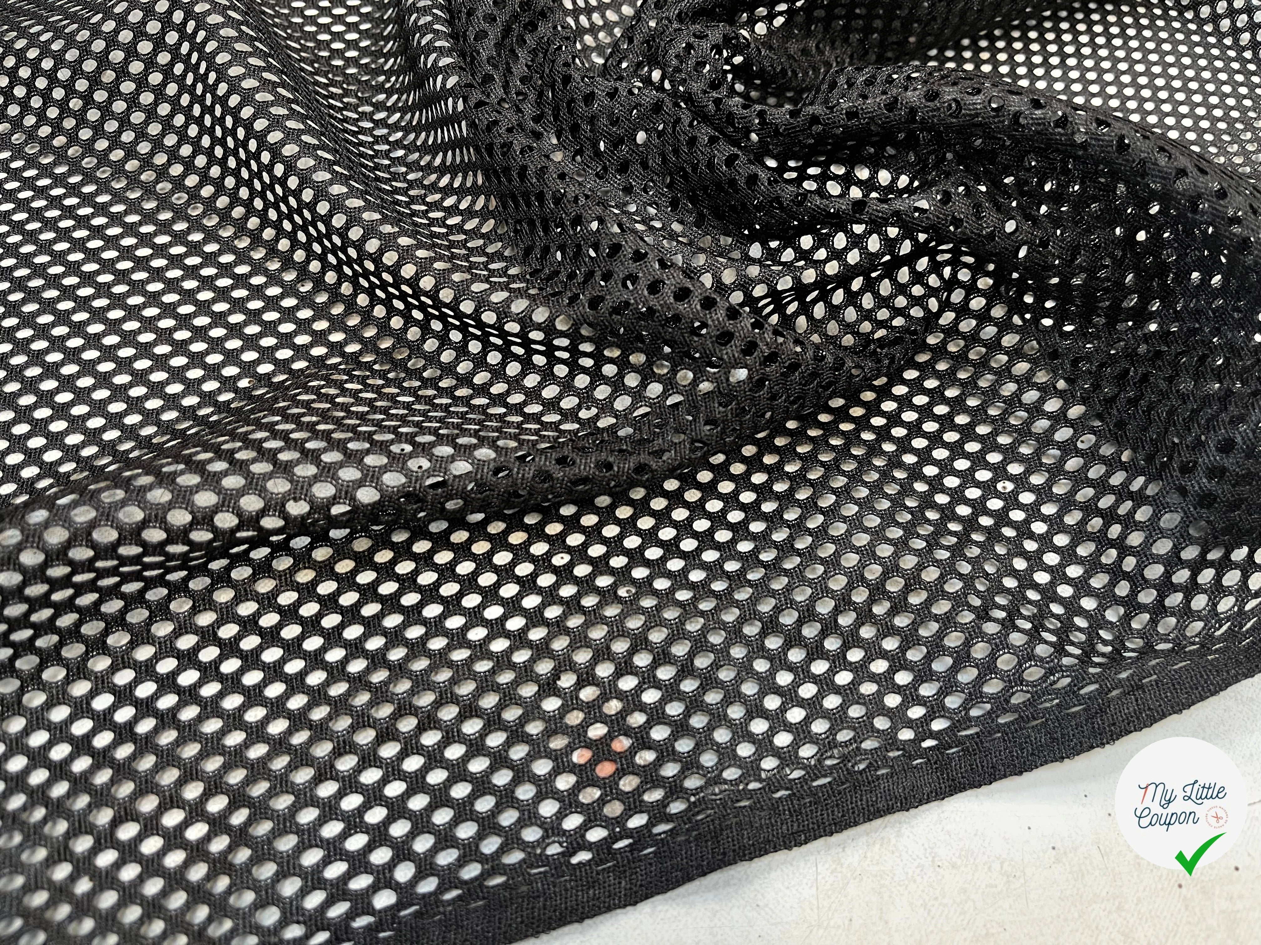 FILLET MESH UNI NOIR 150CM - My Little Coupon