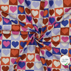 FINE POPLIN HEARTS – OFFWHITE - My Little Coupon