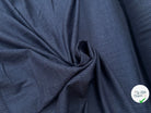 FLANELLE COTON BLEU NAVY LIGNES BLEU CIEL - My Little Coupon