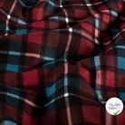 FLANELLE DE COTON CARREAUX ÉCOSSAIS ROUGE - My Little Coupon