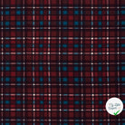 FLANELLE DE COTON CARREAUX ÉCOSSAIS ROUGE - My Little Coupon