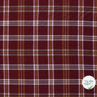 FLANELLE DE COTON TARTAN ROUGE - My Little Coupon