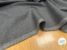 FLANELLE DE LAINE GRIS MOUCHETÉ UNI - My Little Coupon