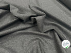 FLANELLE DE LAINE GRIS MOUCHETÉ UNI - My Little Coupon