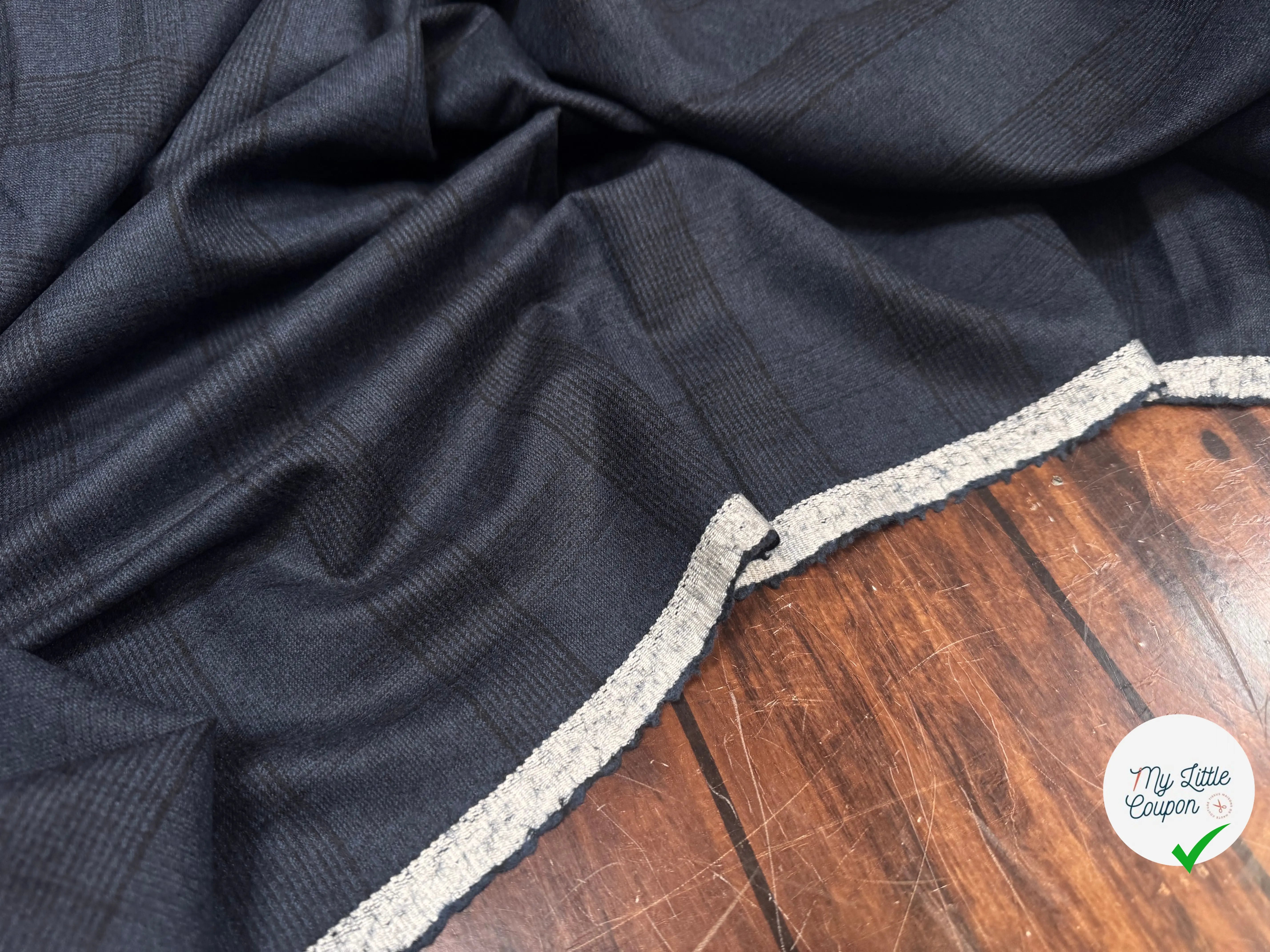 FLANELLE DE LAINE VITALE BARBERIS CANONICO PRINCE DE GALLE - My Little Coupon