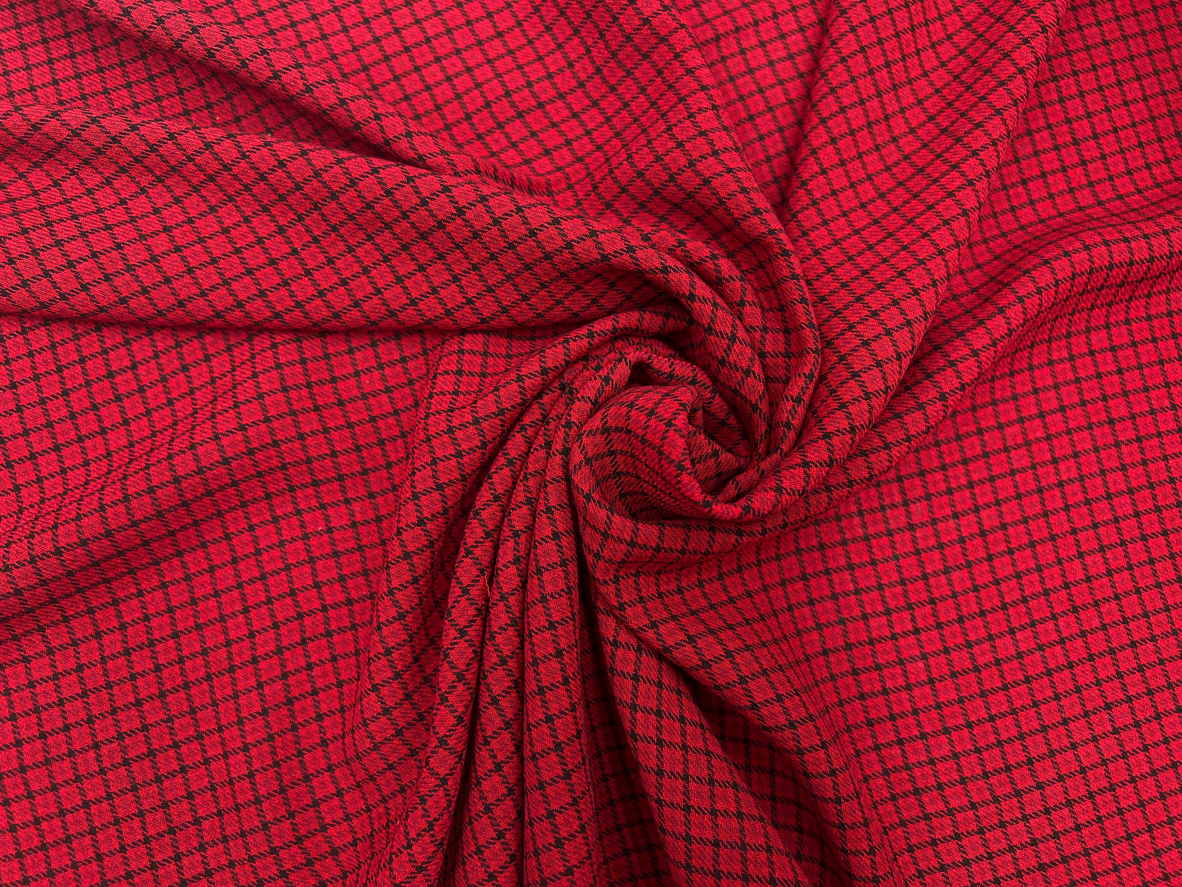 FLANELLETTE ÉCOSSAIS FOND ROUGE MSO