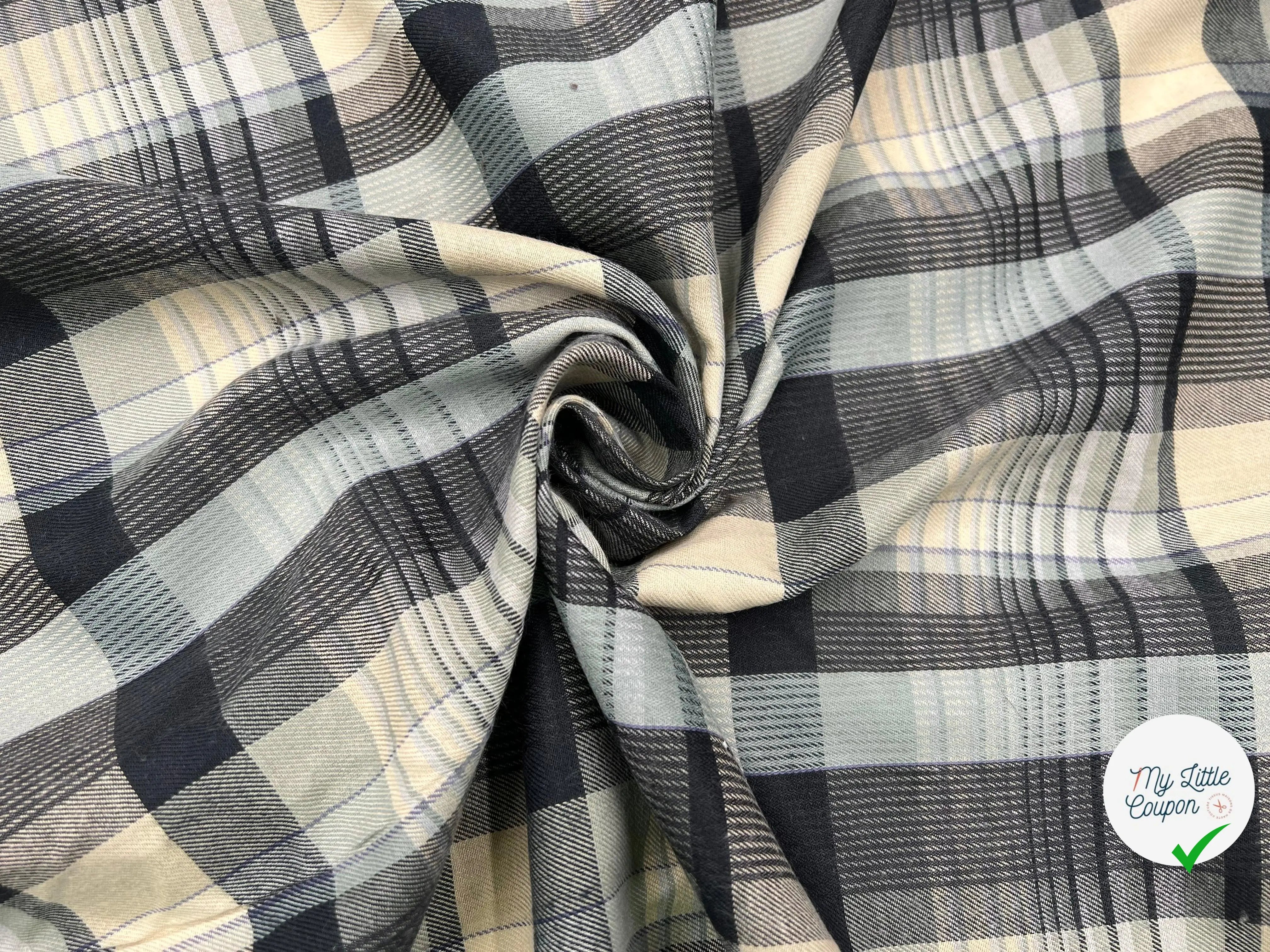 FLANELLETTE GREY MOUNTAIN - My Little Coupon - tissu - coudre