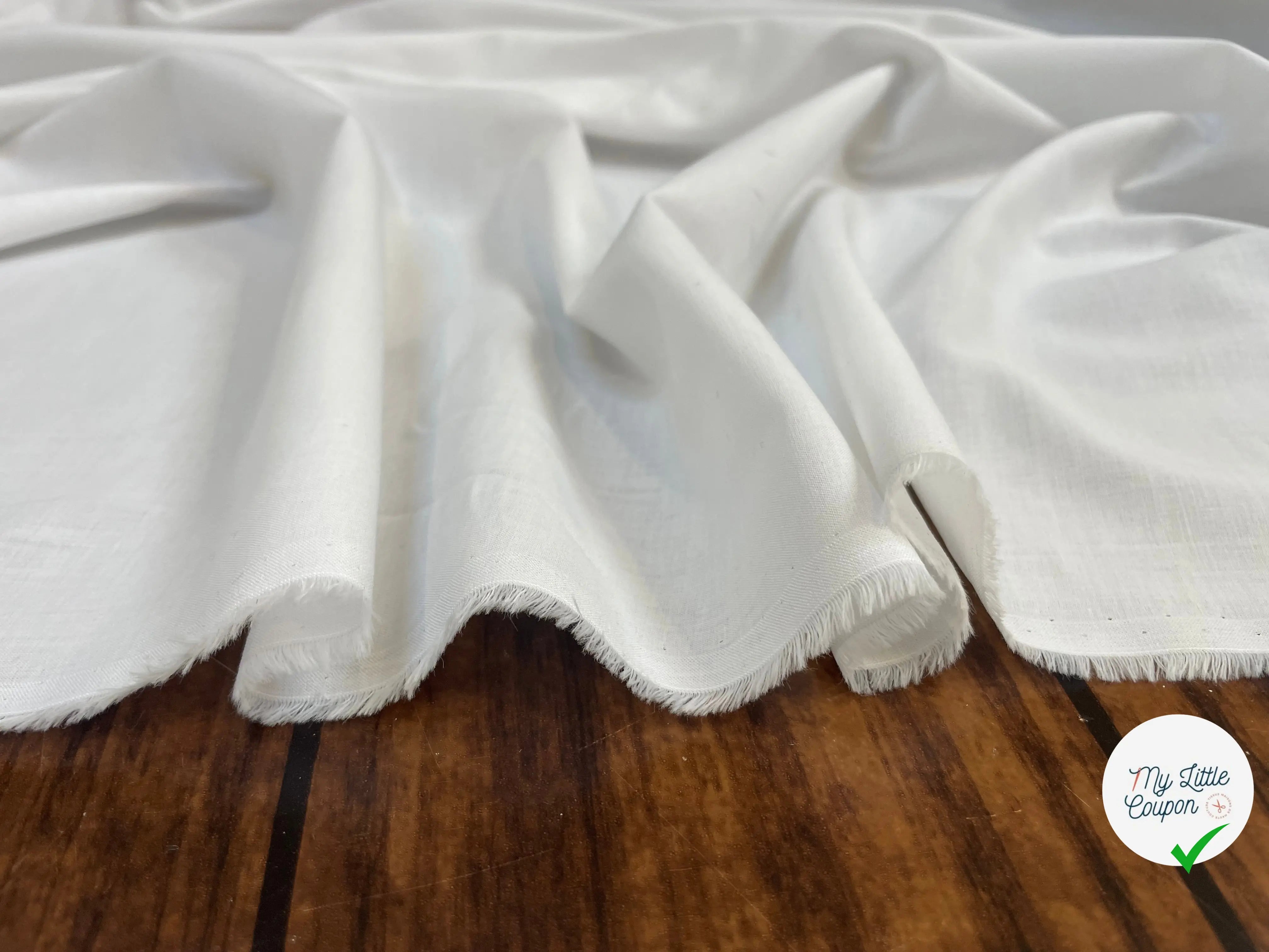 FOND DE POCHE COTON PORTOFINO SANFOR BIANCO - My Little Coupon