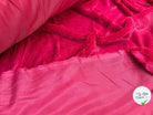 FOURRURE LEGREMENT BRILLANTE CHINCHILLA FRAMBOISE - My Little Coupon