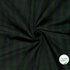 Gabardine carreaux écossais vert foncé