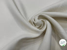 GABARDINE CHEVRON POLYVISCOSE LOURDE BLANC CASSÉ 30% VISCOSE - My Little Coupon