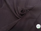 GABARDINE CHOCOLAT PRUNE COTON GRATTÉ - My Little Coupon