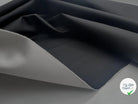 GABARDINE COTON BLANC CONTRECOLLÉ POLYURETHANE NOIR - My Little Coupon - tissu - coudre
