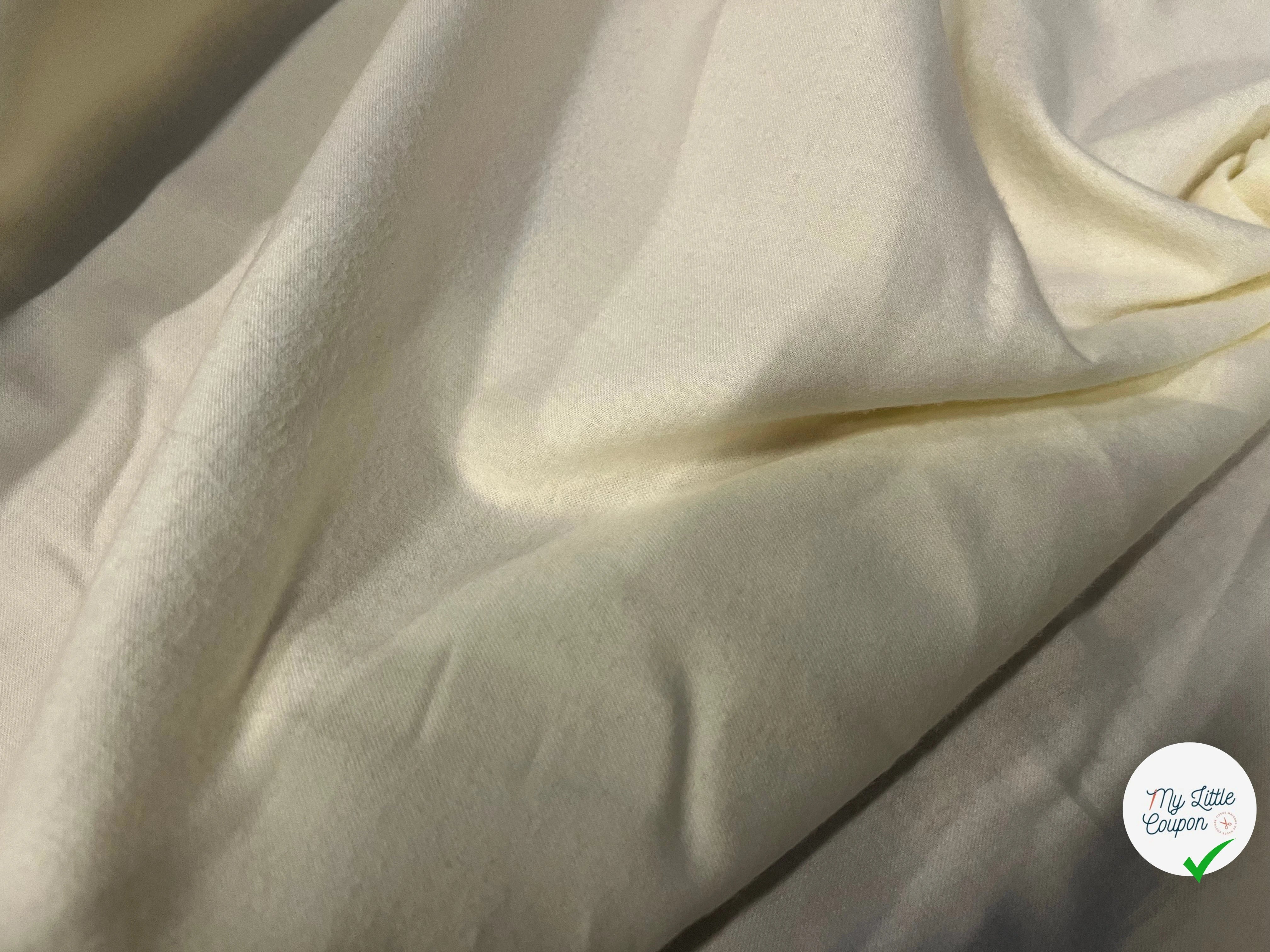 GABARDINE COTON SWEET ENVERS DOUX VANILLA - My Little Coupon
