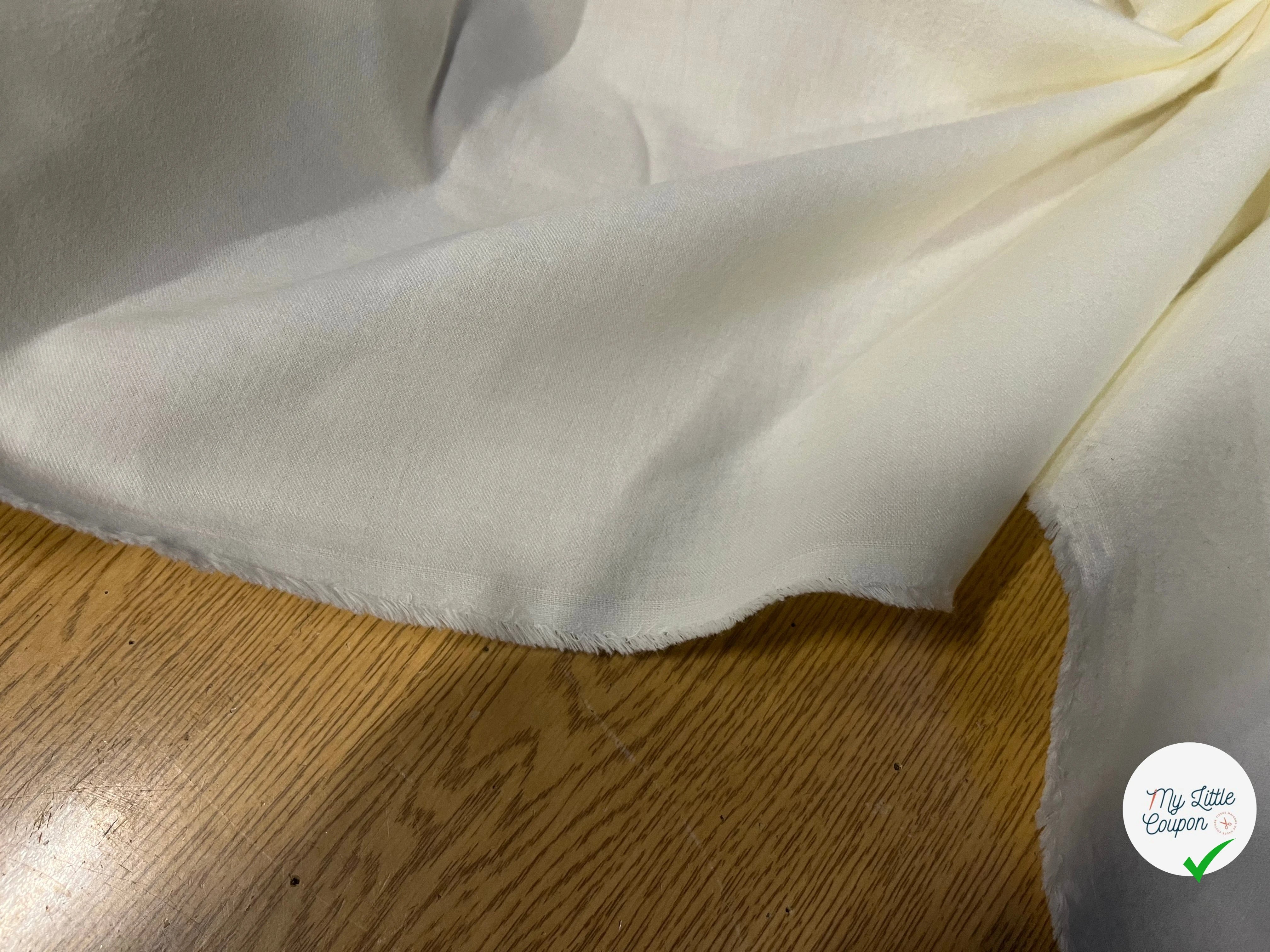 GABARDINE COTON SWEET ENVERS DOUX VANILLA - My Little Coupon
