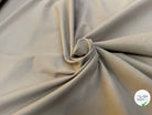 GABARDINE DE COTON BEAU TOUCHER LÉGÈREMENT STRIÉE BEIGE CREME - My Little Coupon