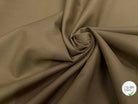 GABARDINE DE COTON BELLE TENUE CAFÉ 100% COTON 150CM - My Little Coupon