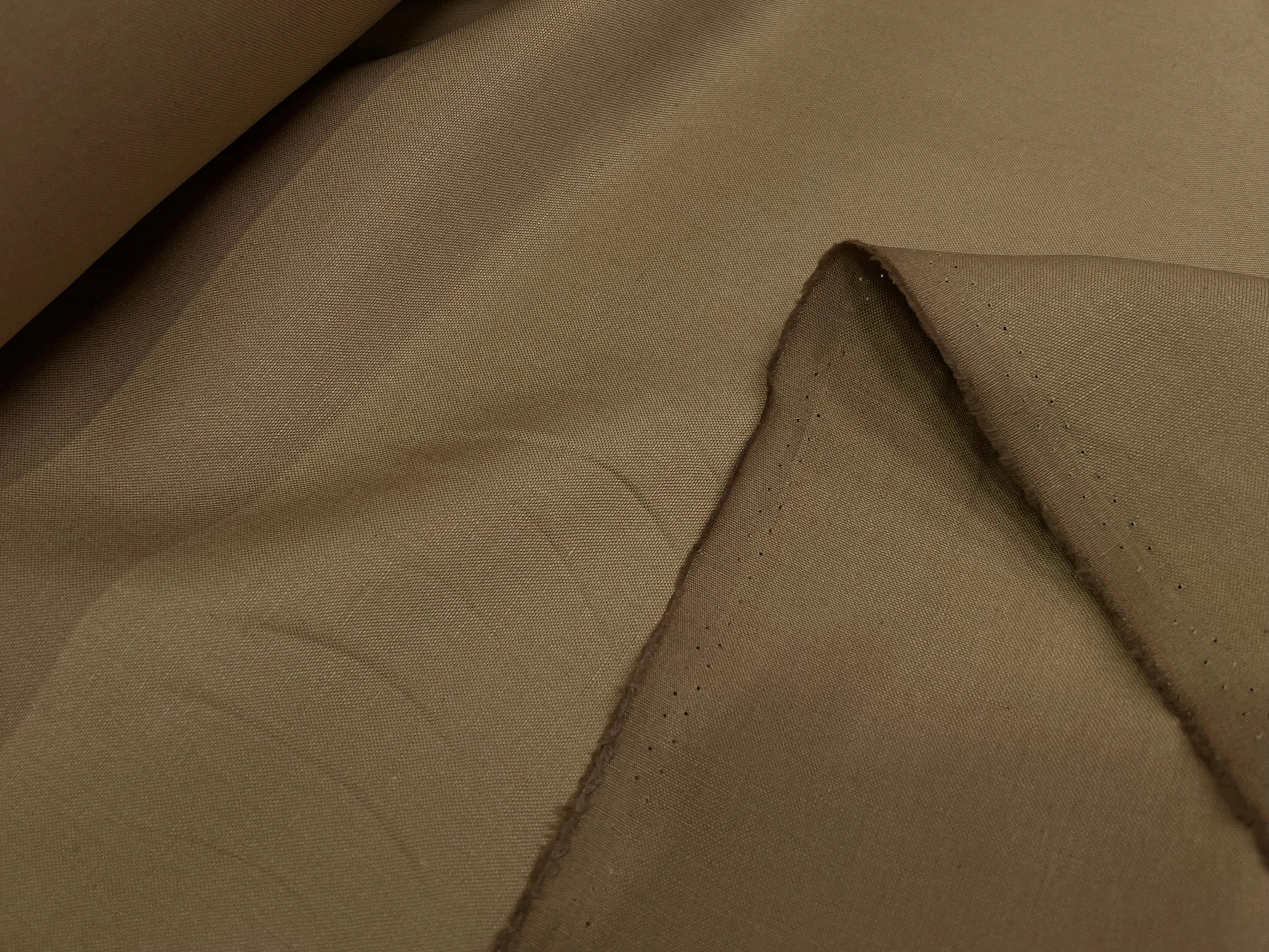 GABARDINE DE COTON BELLE TENUE CAFÉ 100% COTON 150CM - My Little Coupon