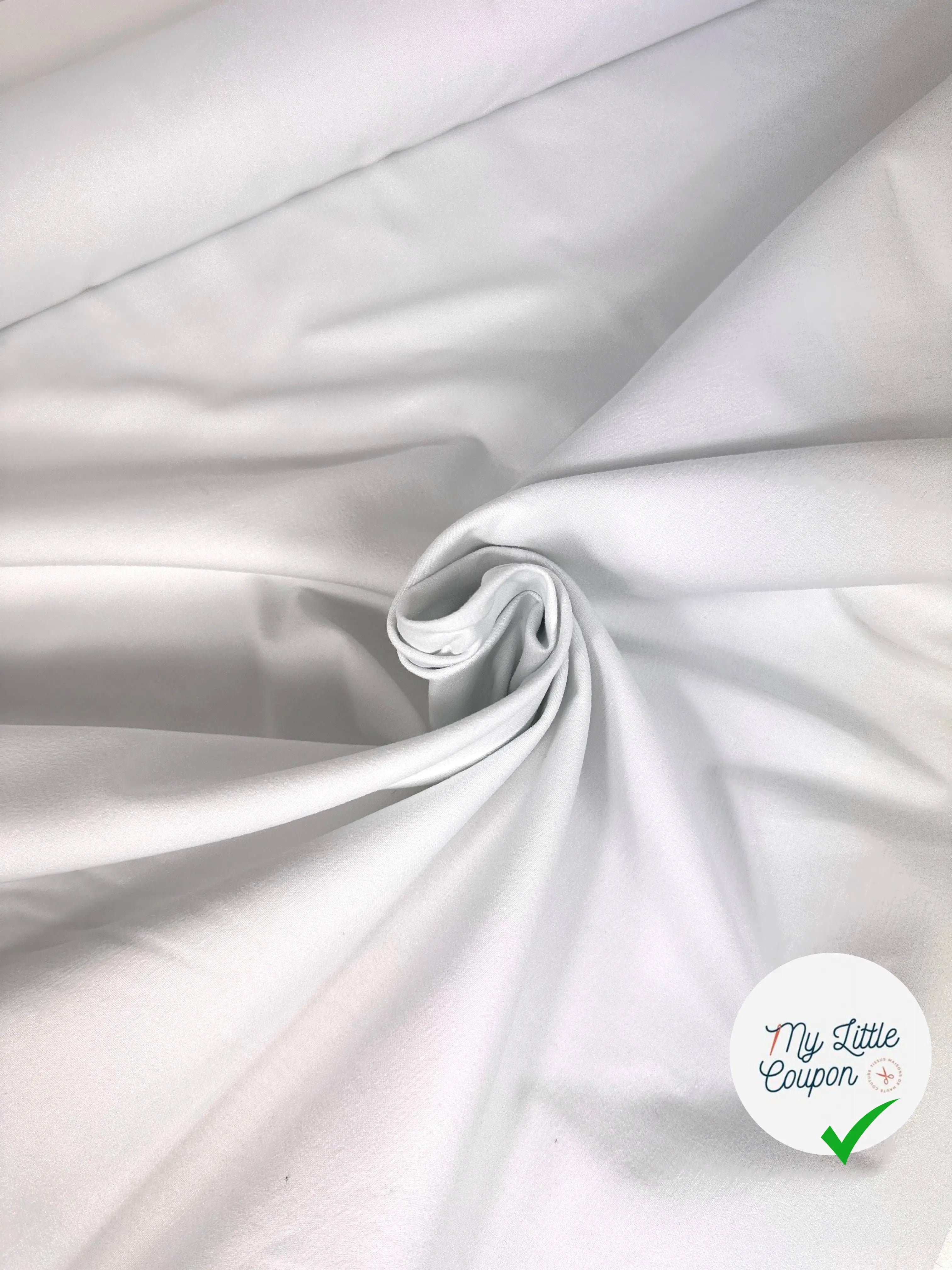 GABARDINE DE COTON DIRTY WHITE STRETCH MSO
