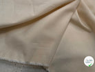 GABARDINE DE COTON DUVETEUX ÉCRU TOUT DOUX - My Little Coupon
