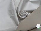 GABARDINE DE COTON FIN FINEMENT SERGÉE ET LÉGÈREMENT STRETCH CRAIE - My Little Coupon