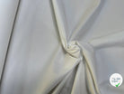 GABARDINE DE COTON FINE STRETCH FINEMENT SERGÉE BLANC 240 - My Little Coupon