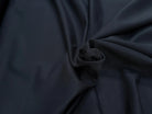 GABARDINE DE COTON FINEMENT SERGÉE GRATTÉ NAVY - My Little Coupon
