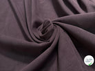 GABARDINE DE COTON GRATTÉE CHOCO BORDEAUX ULTRA BELLE - My Little Coupon