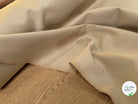 GABARDINE DE COTON LÉGÈREMENT SERGÉE TRÈS BELLE TENUE BEIGE FONCÉ - My Little Coupon