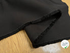 GABARDINE DE COTON LOURDE LEGREMENT STRETCH MUD BROWN - My Little Coupon