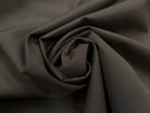 GABARDINE DE COTON LOURDE LEGREMENT STRETCH MUD BROWN - My Little Coupon