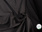 GABARDINE DE COTON LOURDE NOIR LEGEREMENT SATINE - My Little Coupon